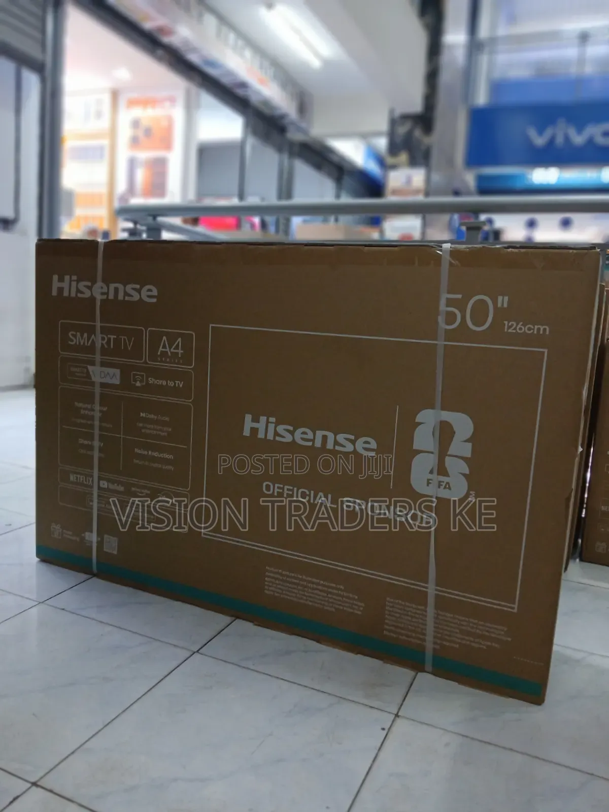 Hisense 50A4QKEN 50" Inches Smart Qled Frameless TV