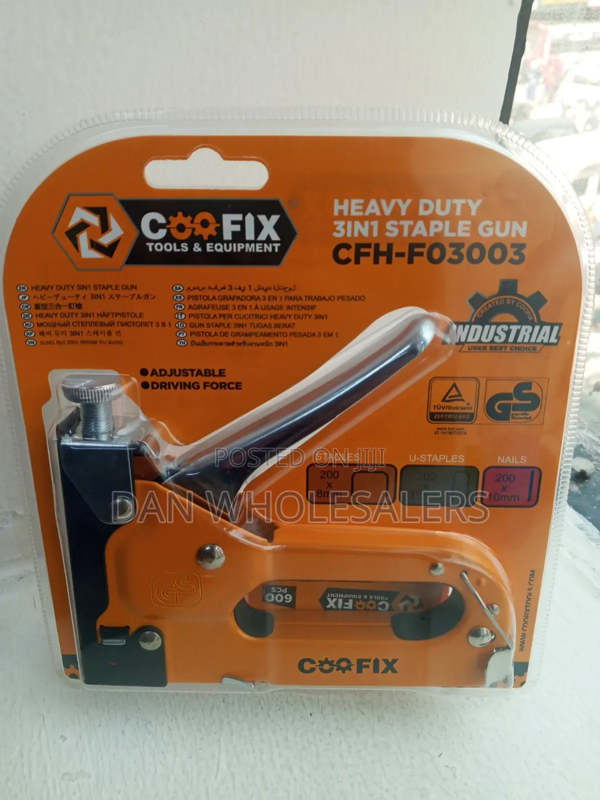 3 in 1 Staple Gun With Free 600 PCs Staples