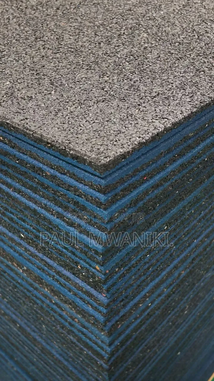 Premium Rubber Gym Flooring Mats–HeavyDuty, Non-Slip Shock Absorbing