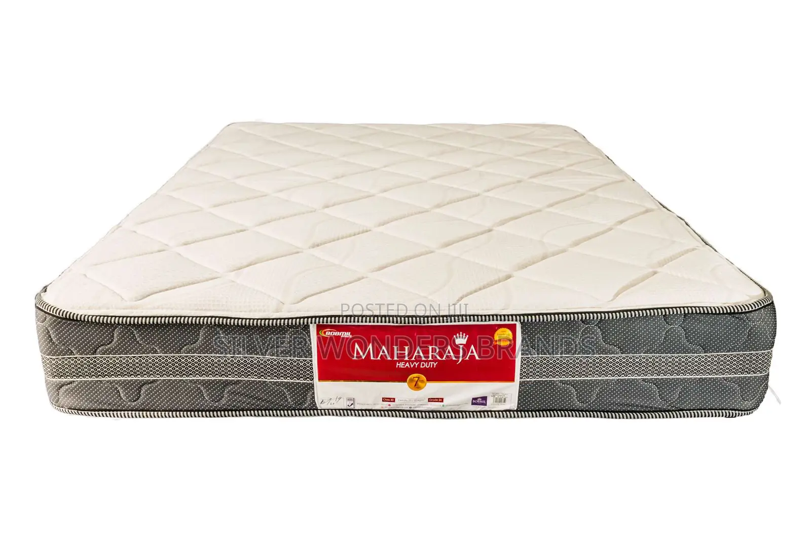 Maharaja 7years Guaranteed Bobmil Foam Mattress.5x6x8inches
