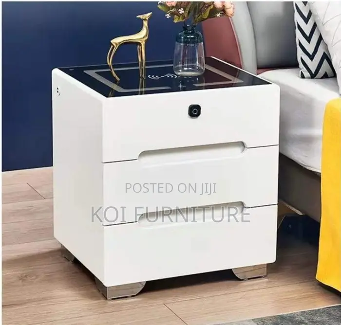 Storage Unit; Home Bedside Cabinet With Charger