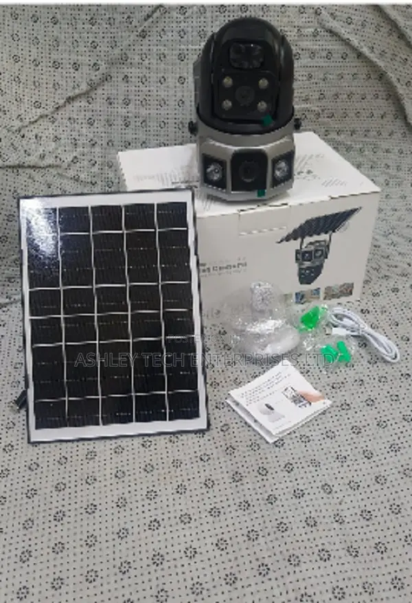 4G Solar Powered Dual Lens CCTV Camera – No WiFi Needed
