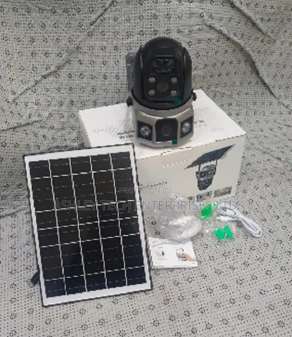 4G Solar Security Camera – Dual Lens With Color Night Vision
