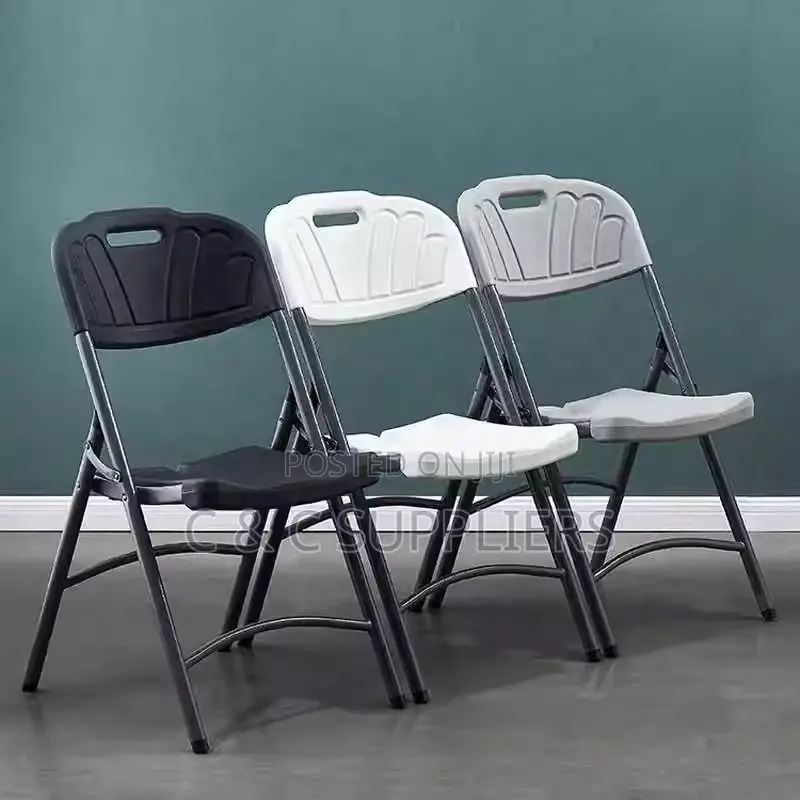 Modern Plastic Folding Training Chair.