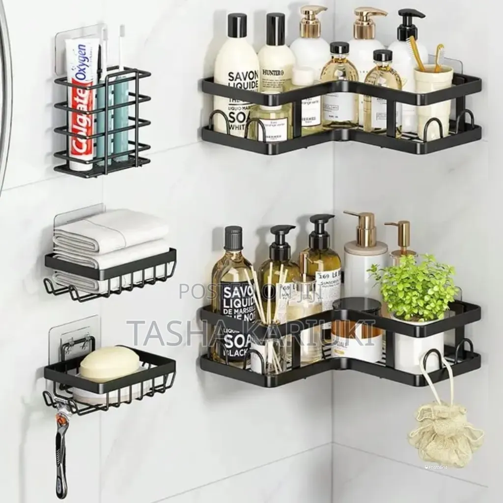 *5pcs Set Shower Caddy Shelf/Bathroom Organizer*