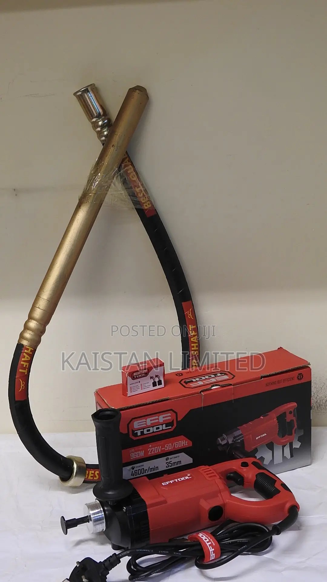 Electric Concrete Vibrator 220V | 4600RPM | 35mm Vibrating Poker