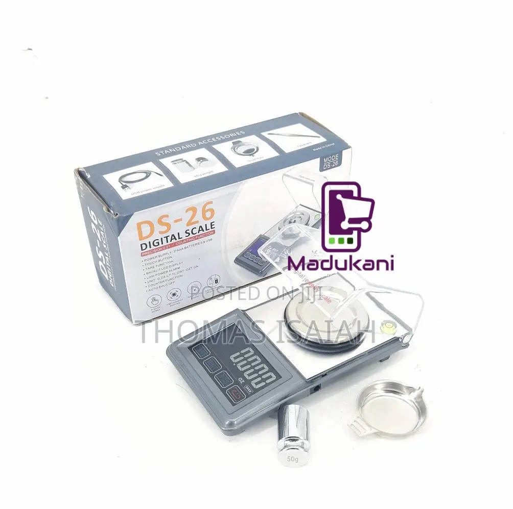 DS-26 High Precision 0.001g X 50g Mini Digital Pocket Scale