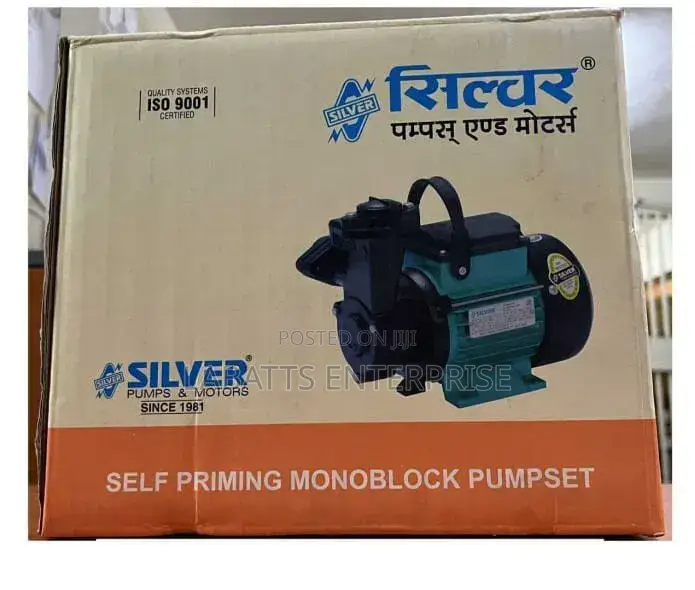 Silver 0.5HP Self-Priming Water Pump