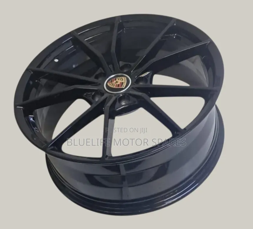 Black Size 20 Rims for Porsche Cayenne, Panamera, Boxster, 911, GT3