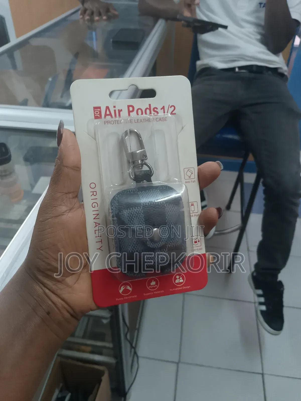 AirPods 1/2 Protective Leather Case