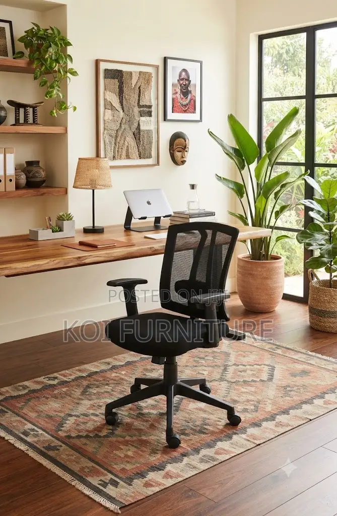 Office Chairs; Mid Back Swivel Office Chairs With Adjustable Armrests
