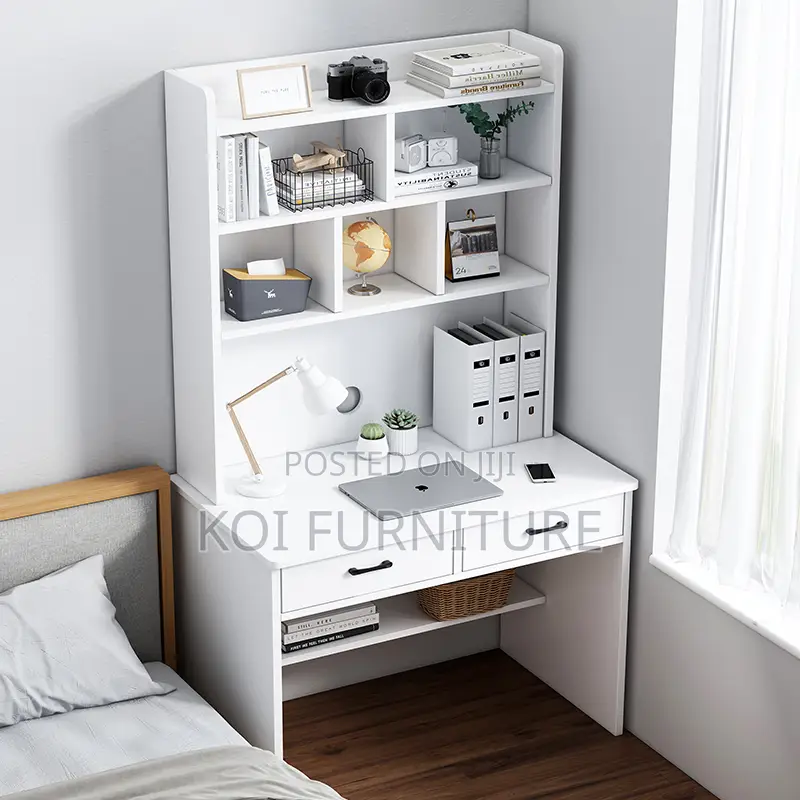 Office Desk; Clasy Style Home Office Desk With Open and Closed Drawers