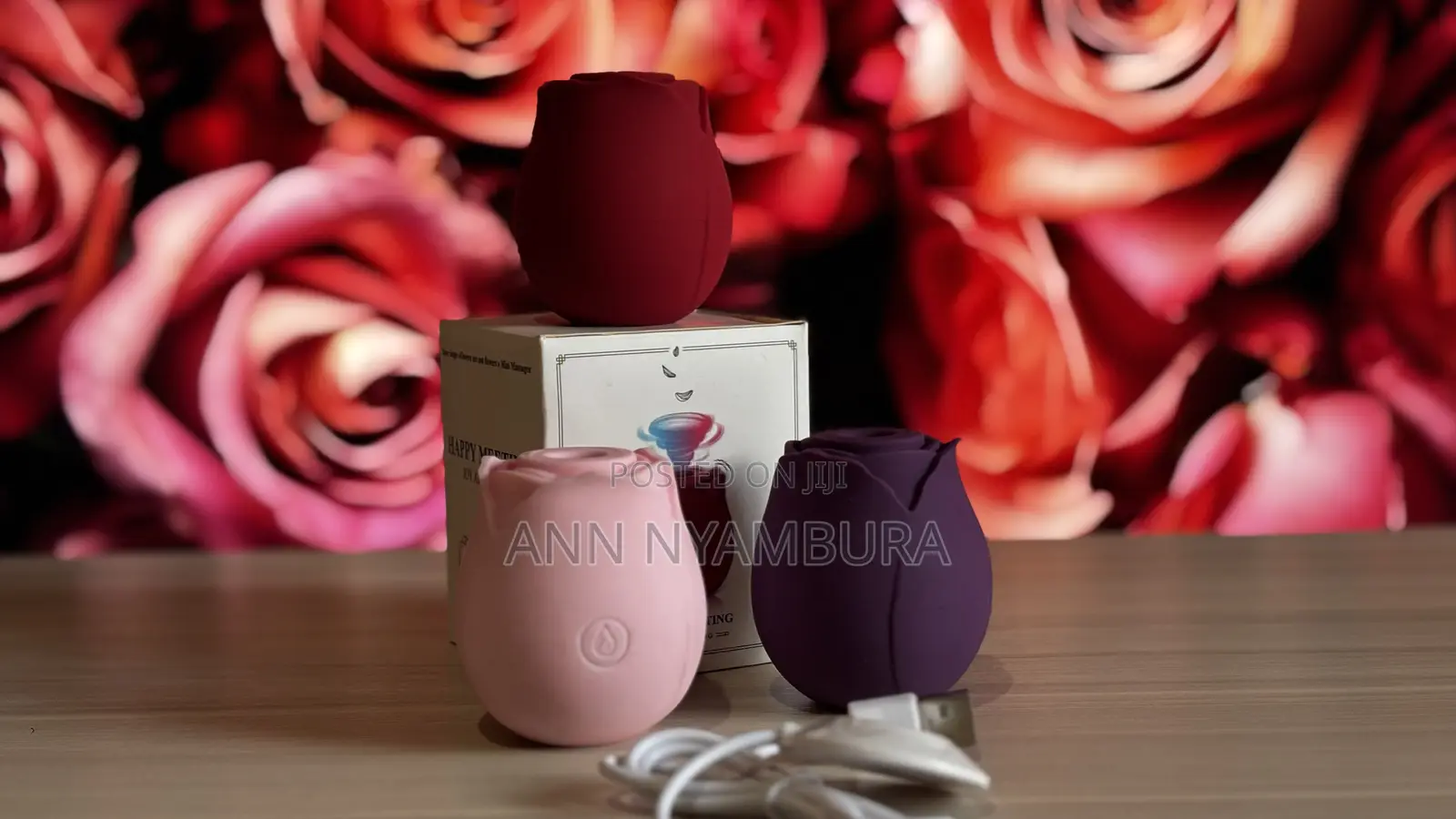 HOT SALE Rose Toy Portable Silicone Smooth Skin Waterproof