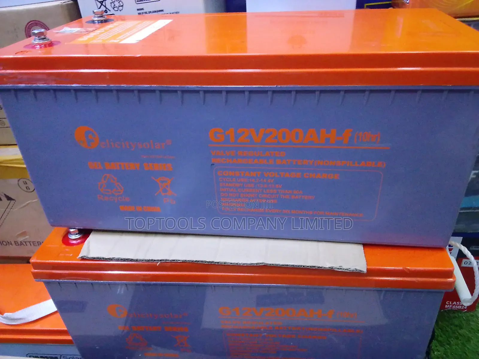 Felicity Battery 200ah 12v 10hrs