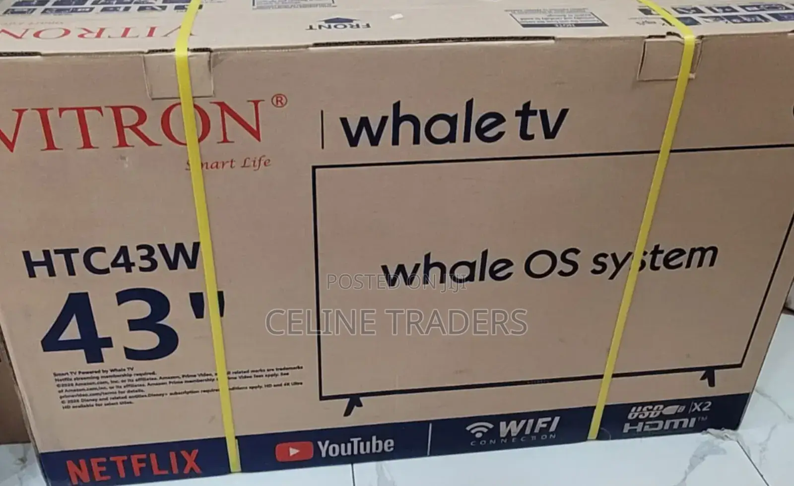 Vitron 43 Inch Whale Series Smart Android TV