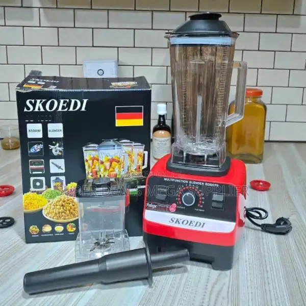 Compact Design Silver Crest 2-in-1 Double Cup Blender Grinder