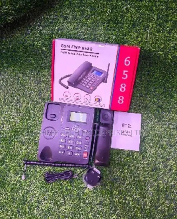 6588 GS Wireless GSM Desktop Telephone With FM Radio