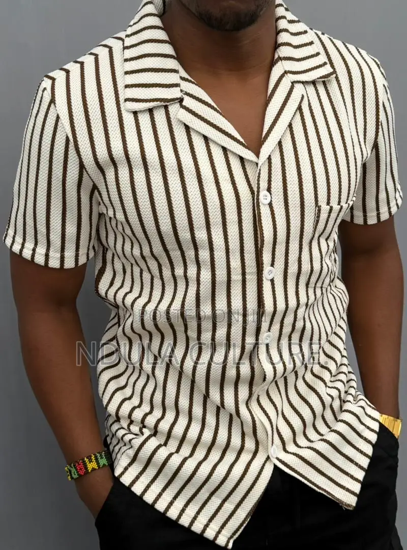 Men Casual Striped Shirts