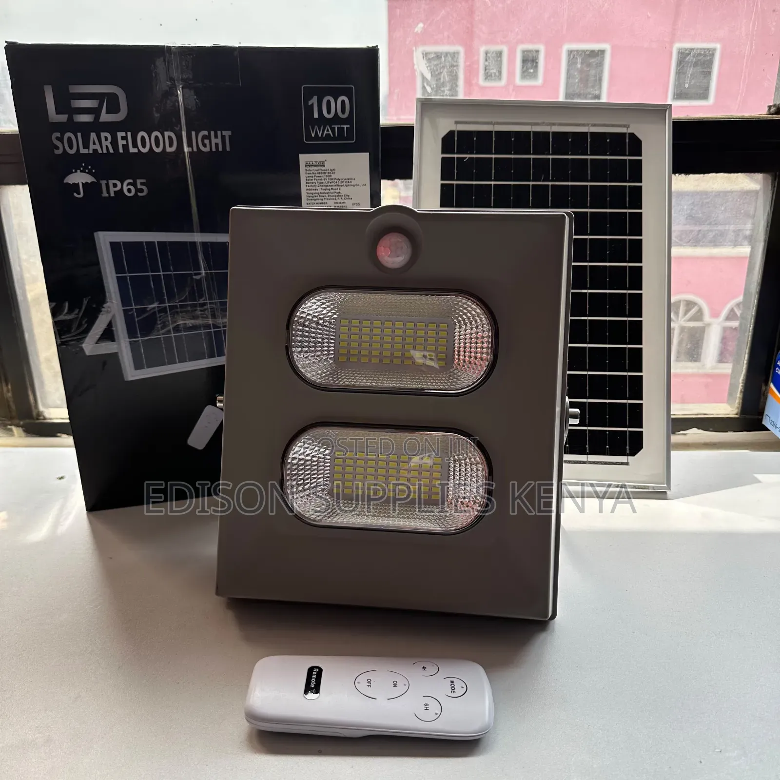 Solar Floodlights 100W Alltop Flood Lights Motion Sensor Dawn to Dusk