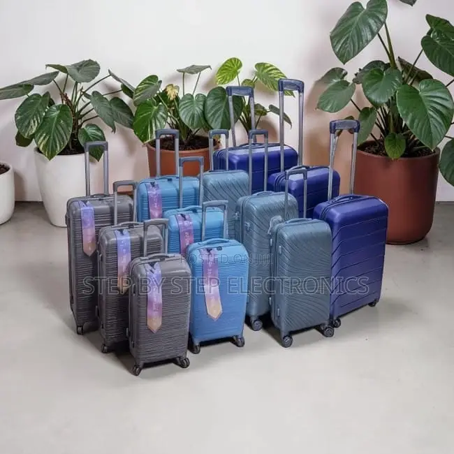 Luxurious 3 in 1 Unbreakable Rubber Suitcase Briefcase Travel Bags