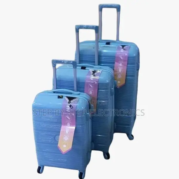 Reinforced 3 in 1 Unbreakable Rubber Suitcase Briefcase Travel Bags