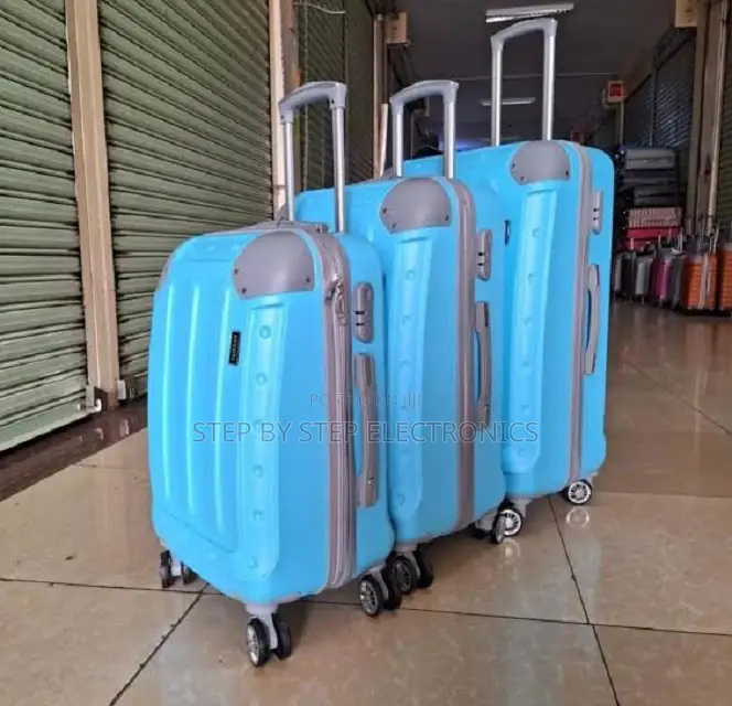Protective 3 in 1 Unbreakable Rubber Suitcase Briefcase Travel Bags