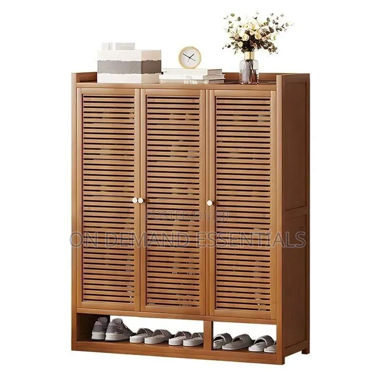 9layers Bamboo Shoe Cabinet