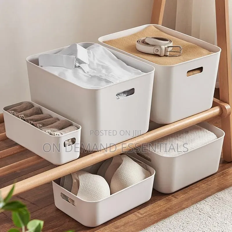 Large Size Modern Storage Basket With Lid