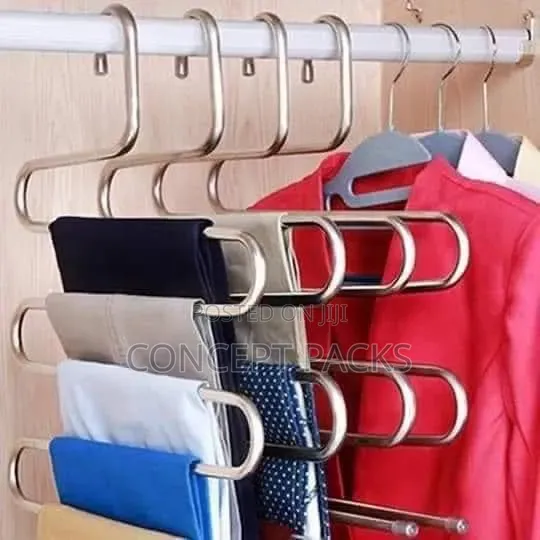12pcs Heavy Stainless Steel Trouser Hanger