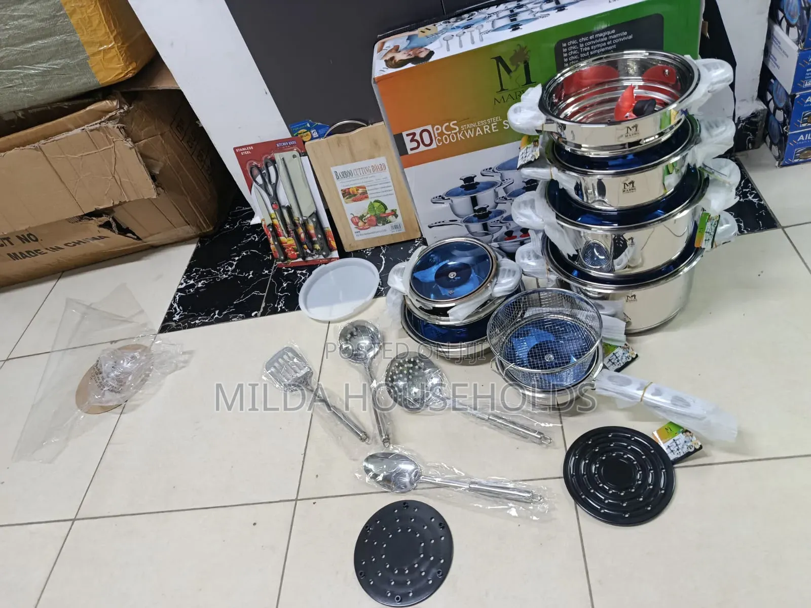 *30pc Stainless Marwa Cookware