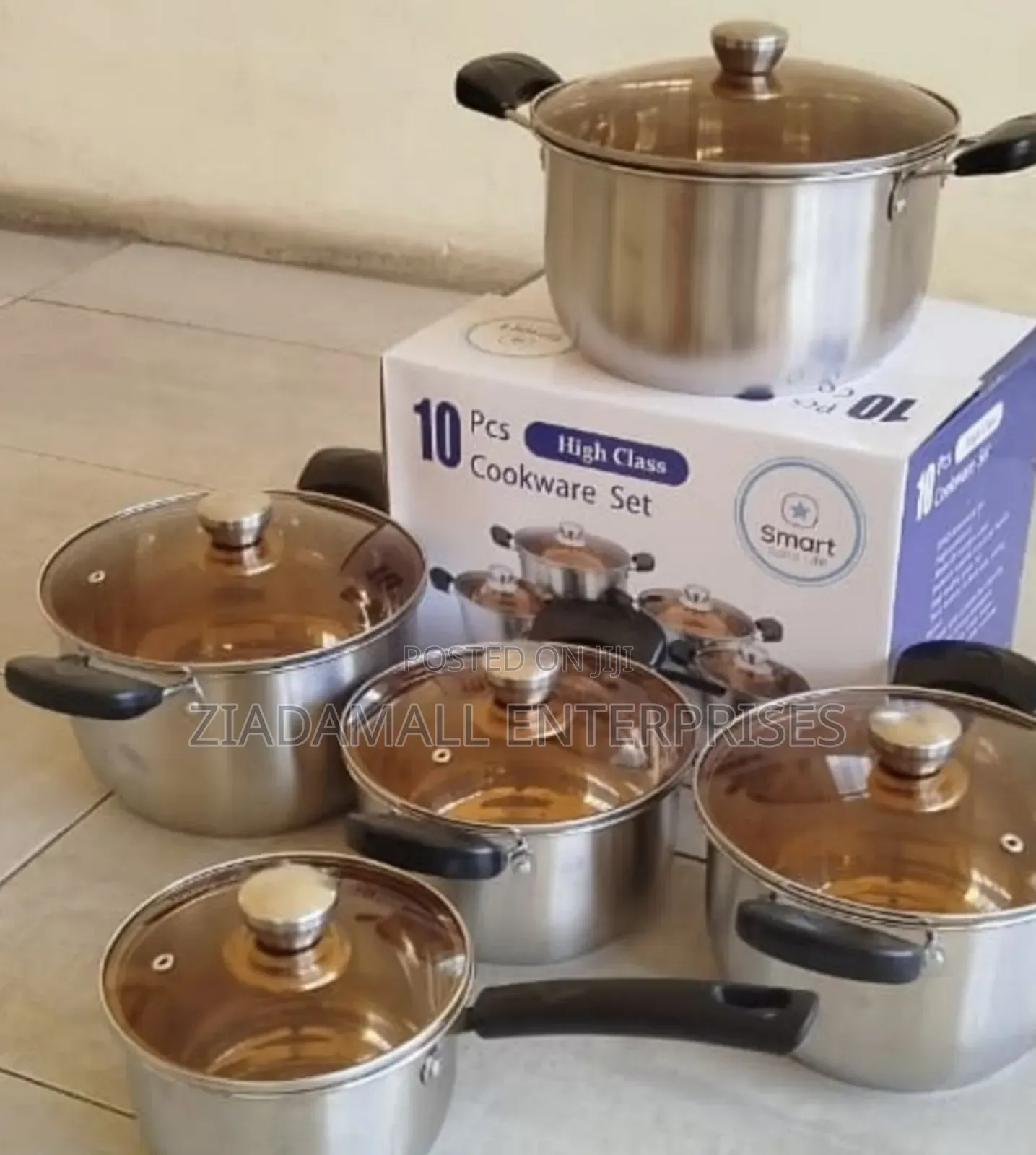 Smart Raha Life 10pc Cookware Set New