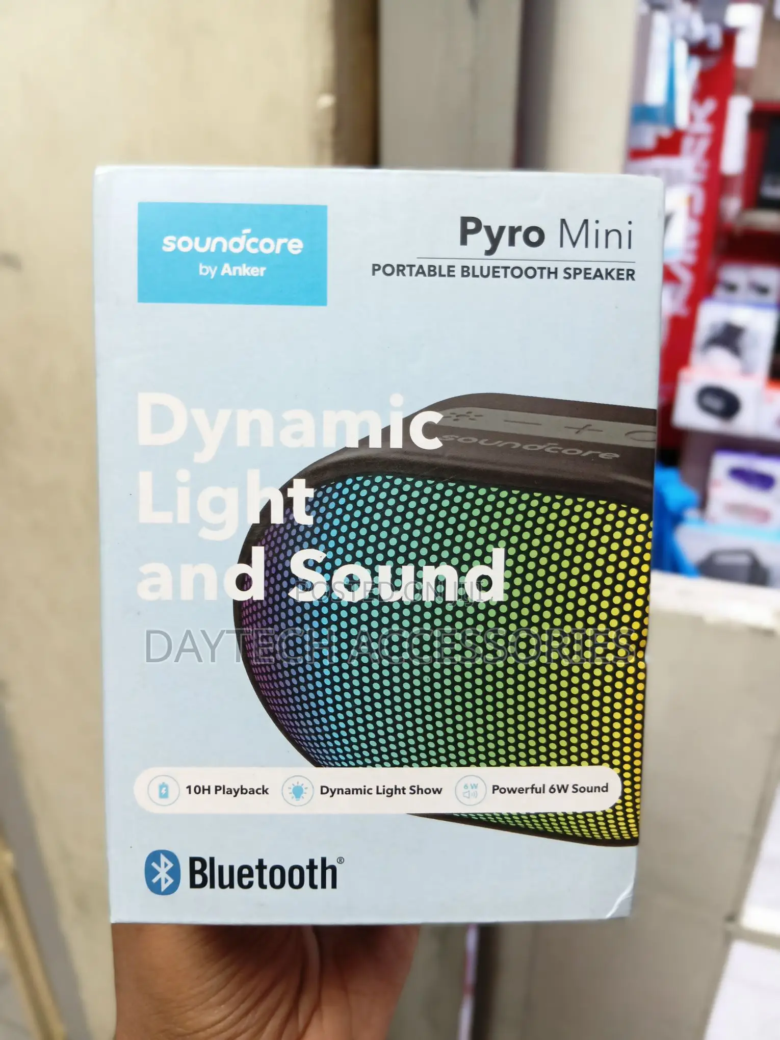 Anker Soundcore Pyro Mini – 6W Portable Bluetooth Speaker - Black