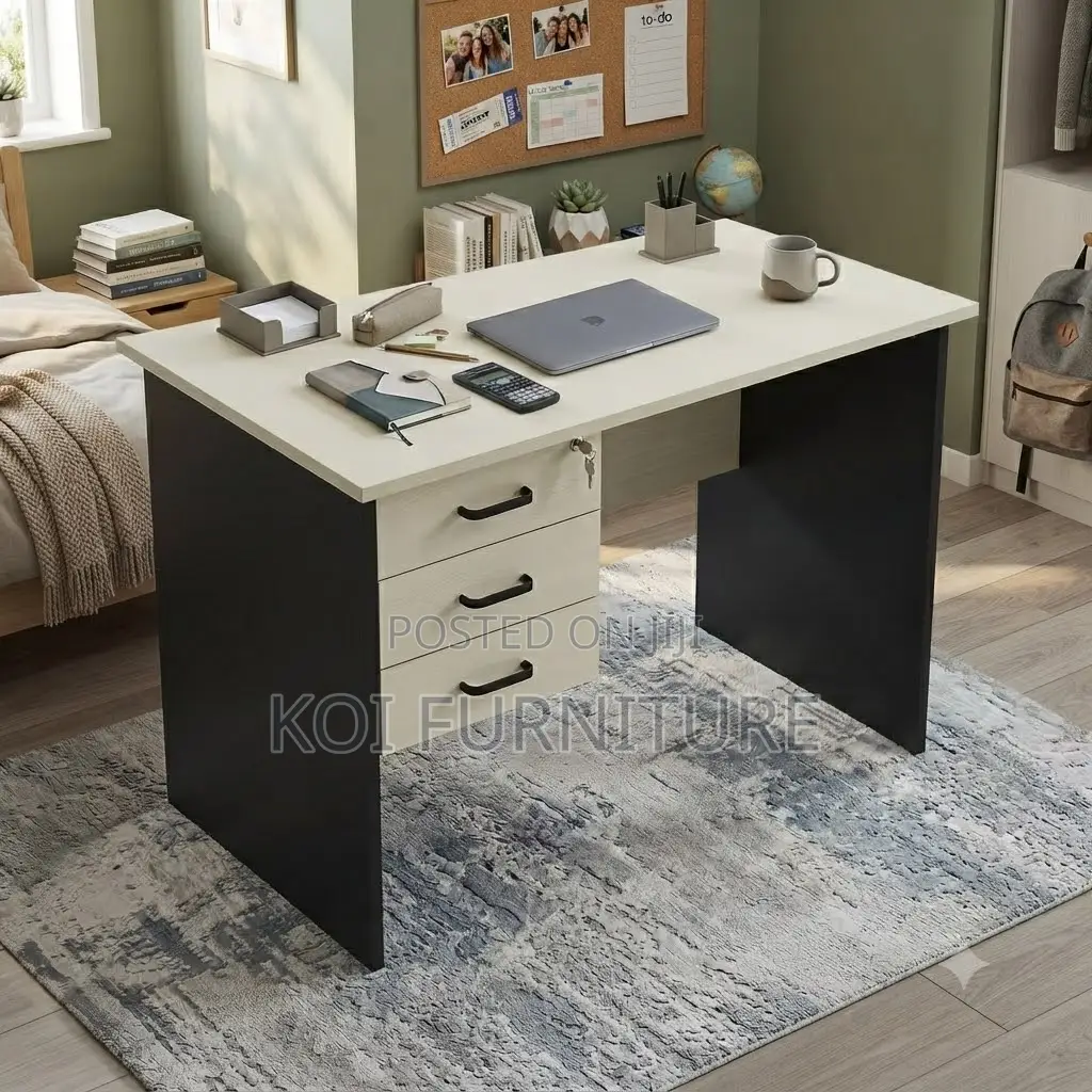 Office Desk; 1.2 Meter Home Clerical Office Desks With Wood Finish