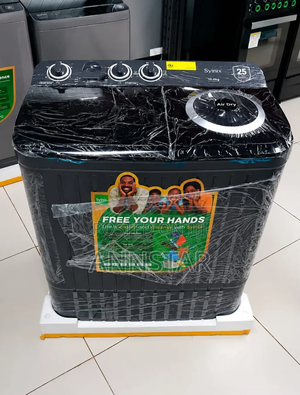 Top Load Syinix 10 KGS Washing Machine Semi Automatic