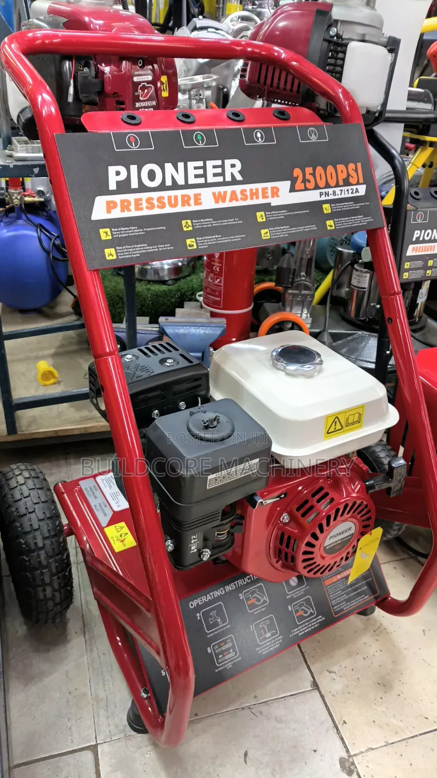 2500psi Pioneer Gasoline Car Wash Machine
