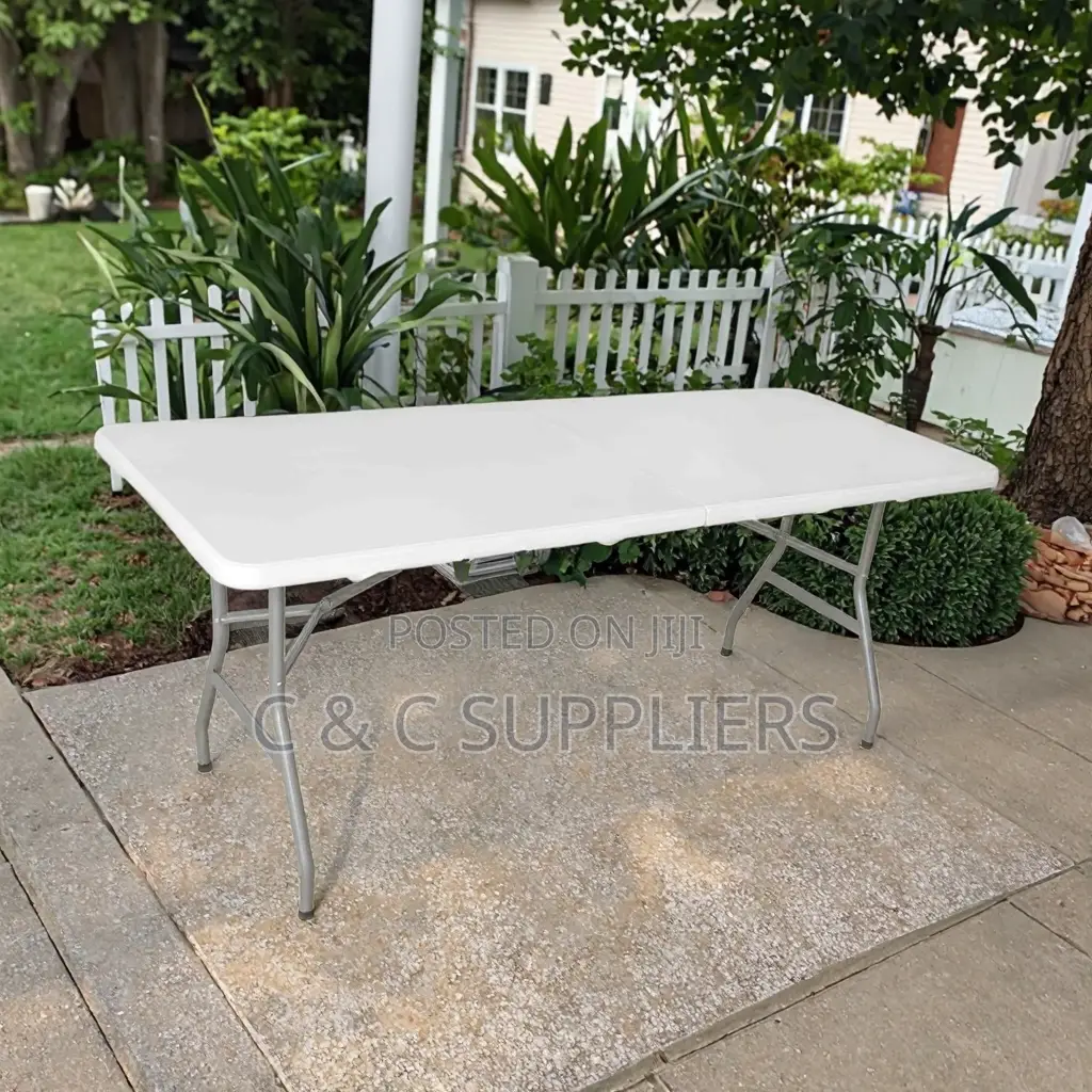 Home Office Foldable Plastic Table-180cm
