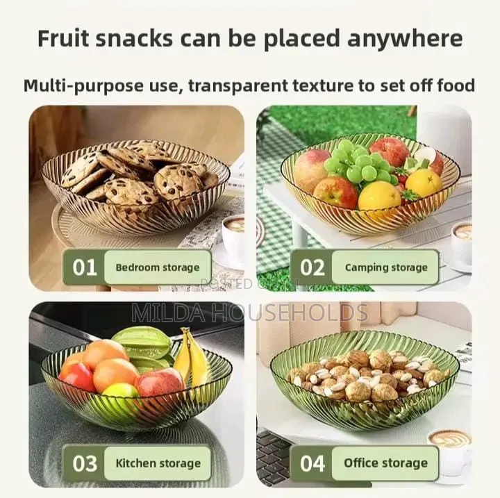 High-Quality Melamine Fruits Platter / Salad Bowl.
