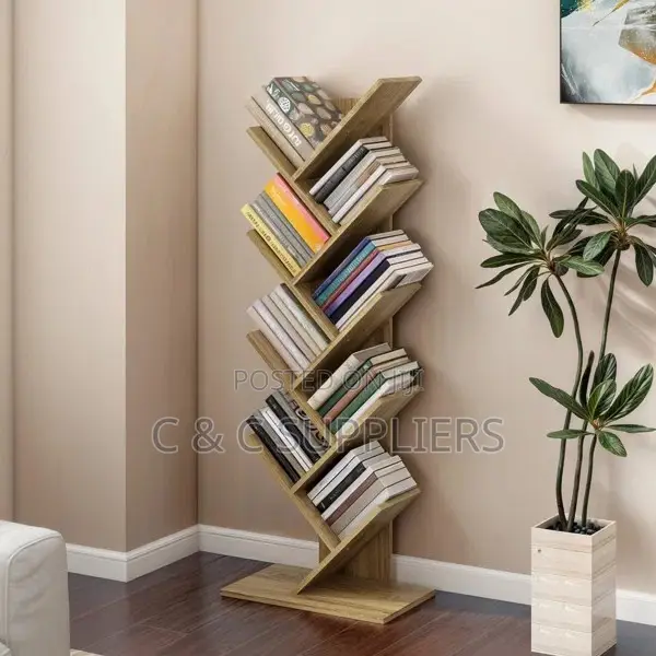 Modern Wooden Tree Bookcase