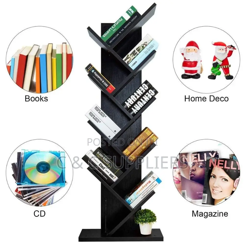 Modern Wooden Tree Bookcase
