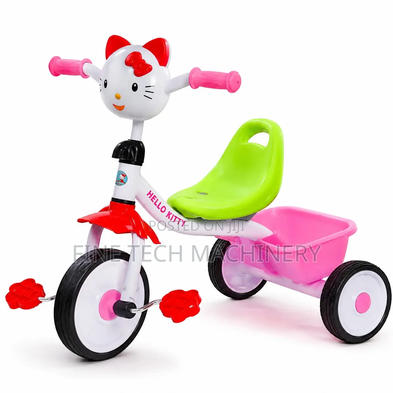 Kids Tricycle With Push(pink)
