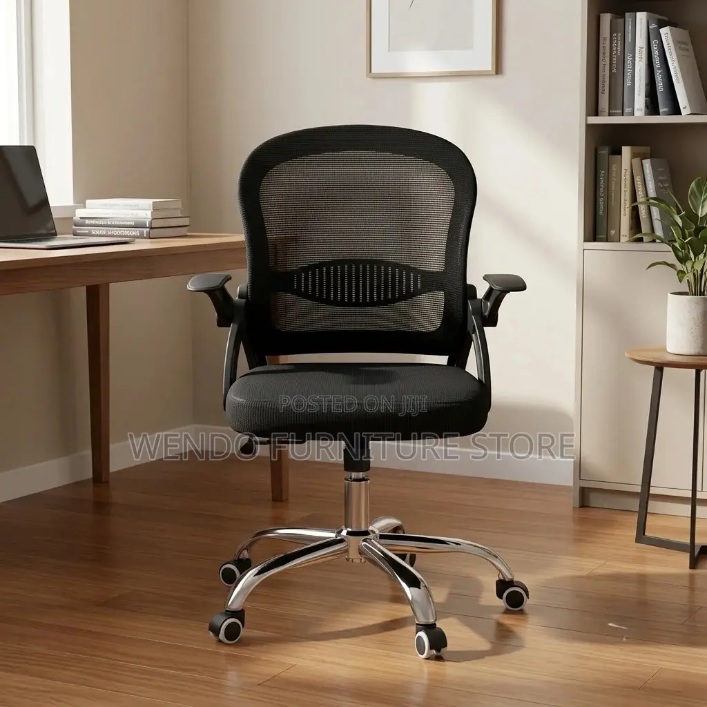Office Chairs; Mid Back Ergonomic Home Office Workspace Fabric Chairs