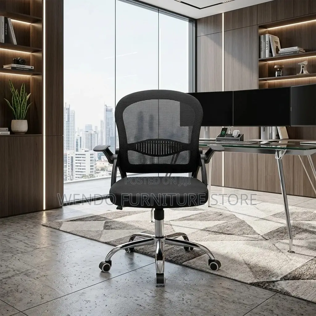 Office Chairs; Mid Back Ergonomic Home Office Workspace Fabric Chairs