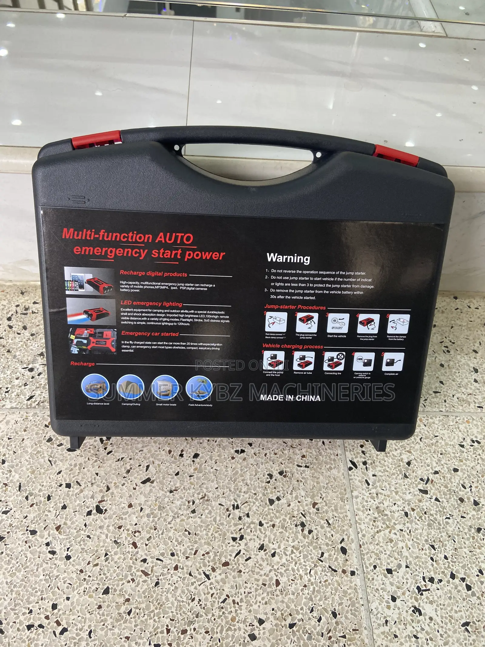High-Power Multi-Function Jump Starter