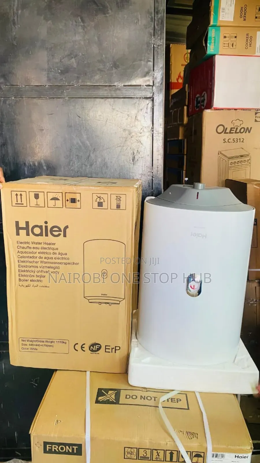 Haier 50L Electric Water Heater – ES50V-A3
 KSh 16,500
