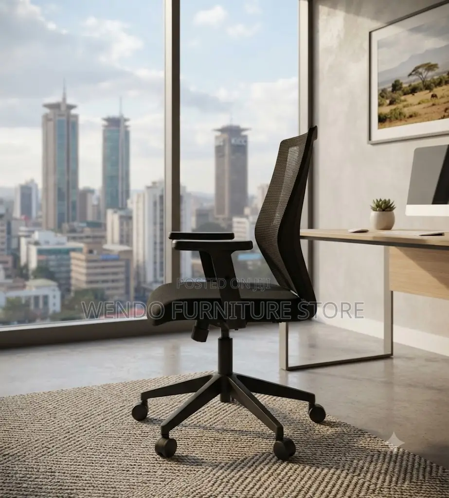 Office Chairs; Ergonomic Swivel Adjustable Office Mesh Chairs