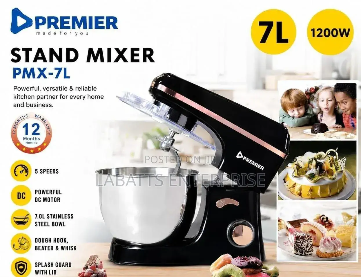 Premier Stand Mixer 7litres