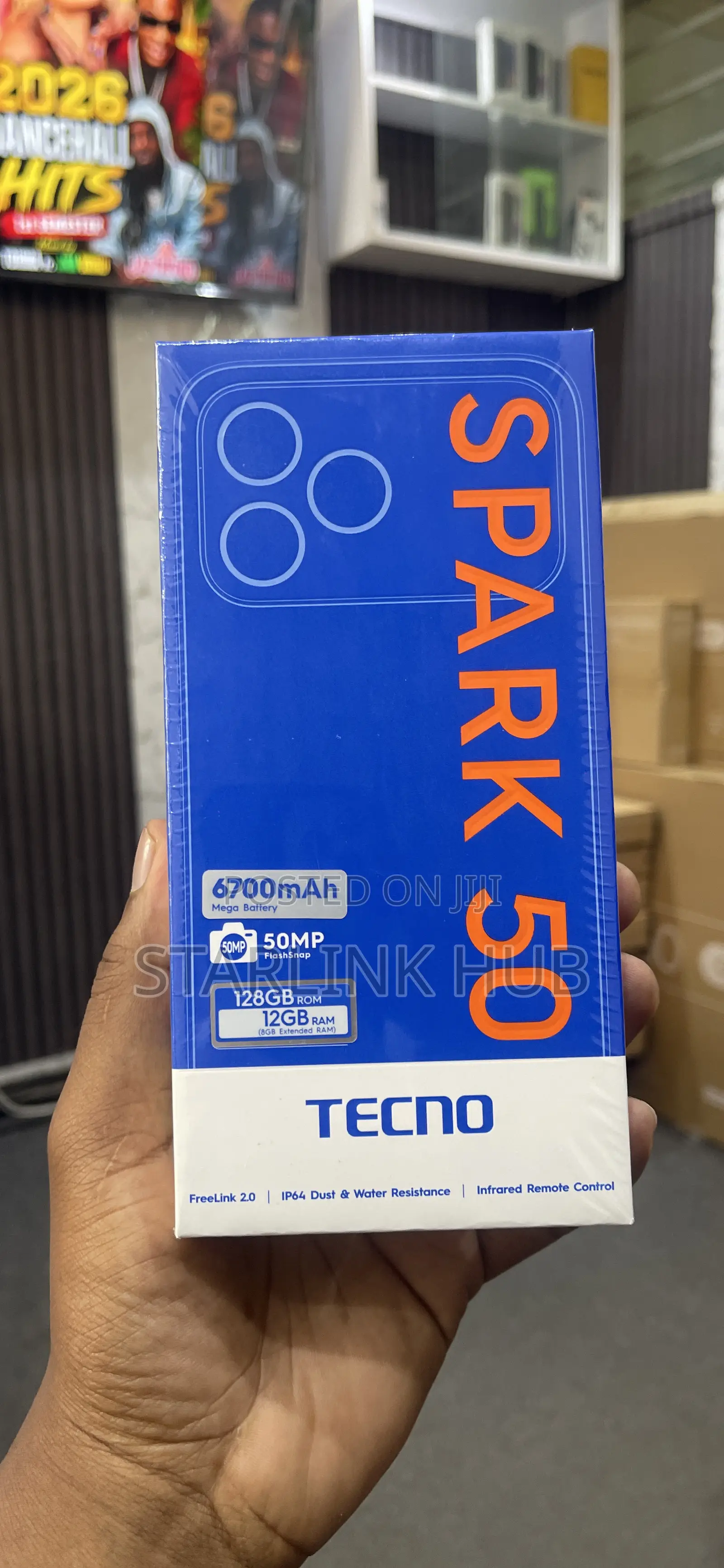 New Tecno Spark 50 128 GB Black