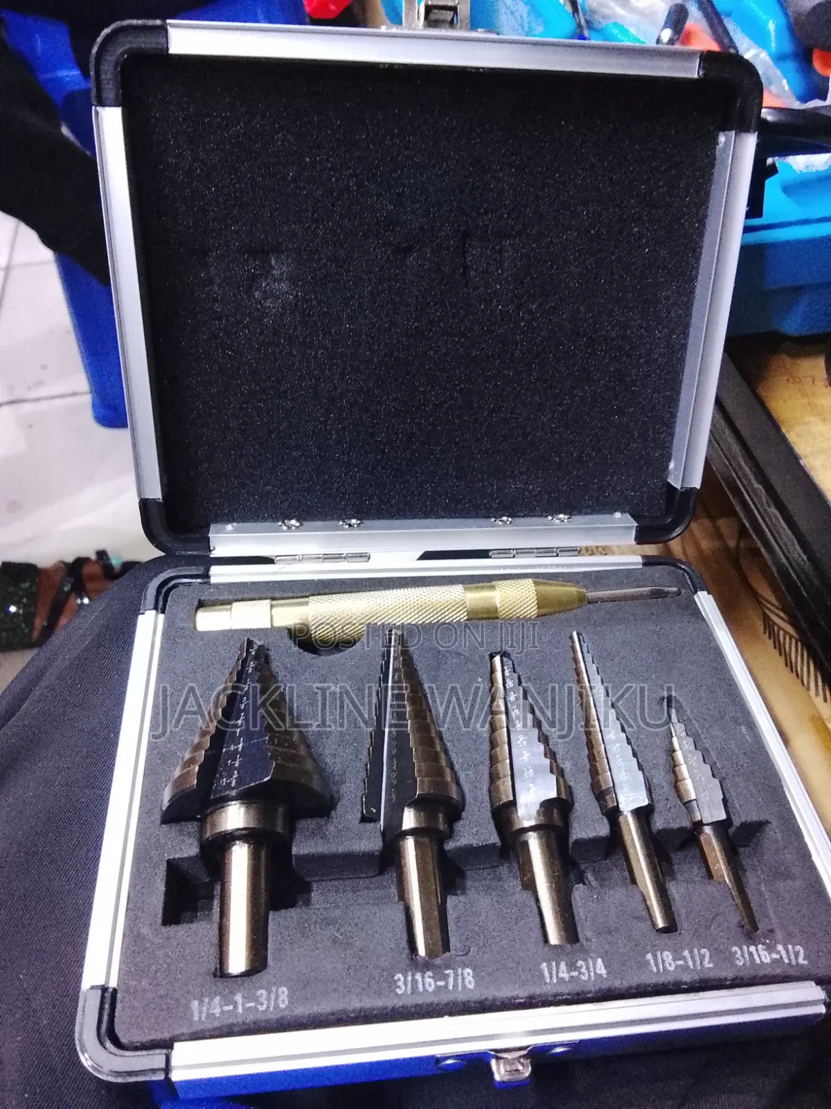 Highly Recommendable Step Drill Bits 5 Pieces/Durable Step Drill Bits