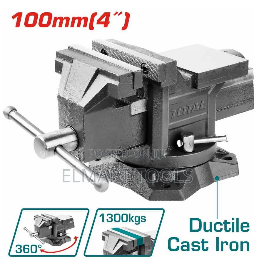 Total THT6146 Bench Vice 4"