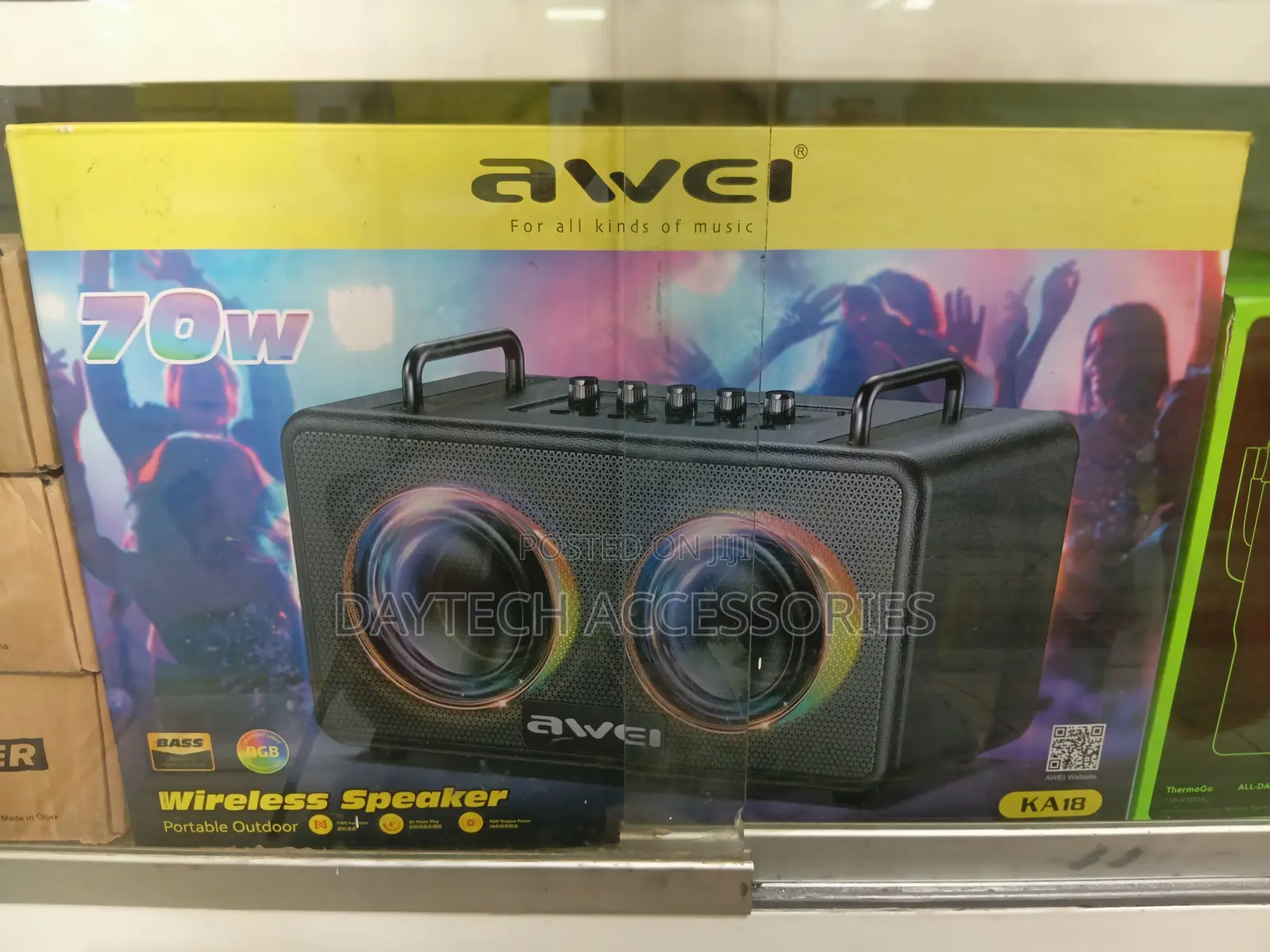 Awei KA18 70W Outdoor Bluetooth Speaker - Black